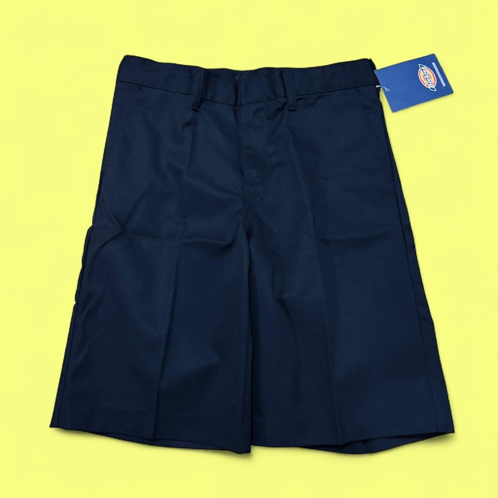 Dickies Black Classic Fit Flat Front Boy’s Shorts 14